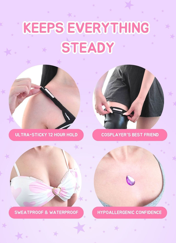 Jiggle Defender Waterproof Heavy Duty Body Cosplay Tape - MOEFLAVOR - Waifu Inspired Fashion and Lingerie Store