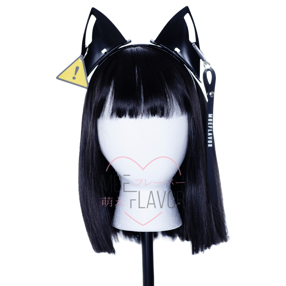DANGER Cyber Cat Headband - MOEFLAVOR - Waifu Inspired Fashion and Lingerie Store
