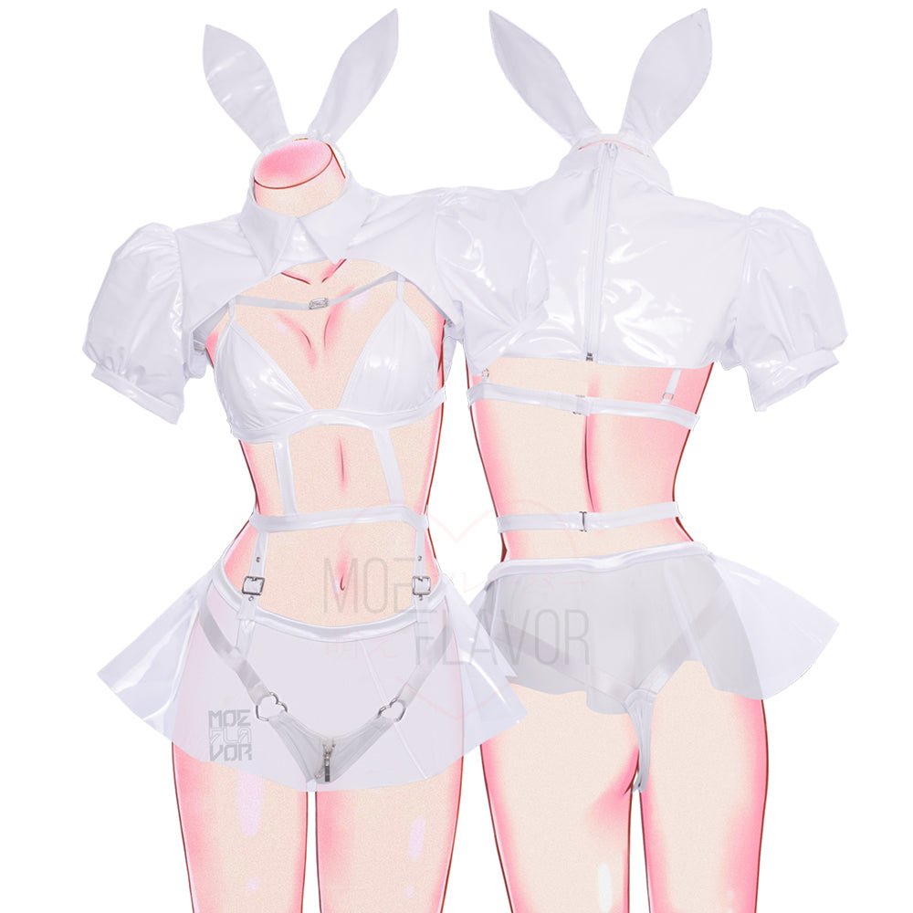 White Cyber Bunny - MOEFLAVOR - Waifu Inspired Fashion and Lingerie Store