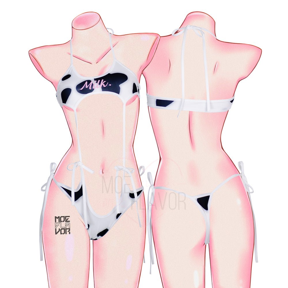 Drippin in Milk Swimsuit - MOEFLAVOR - Waifu Inspired Fashion and Lingerie Store