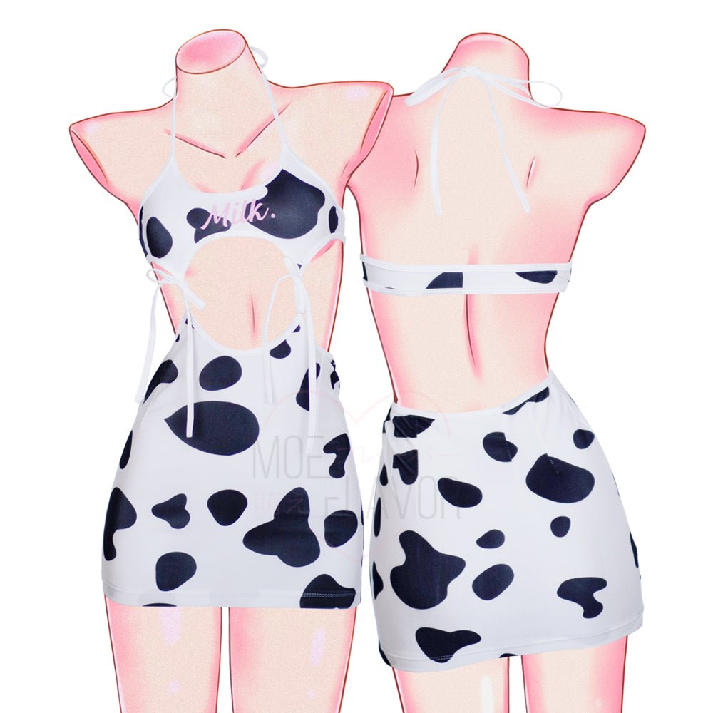 Drippin In Milk Dress - MOEFLAVOR - Waifu Inspired Fashion and Lingerie Store