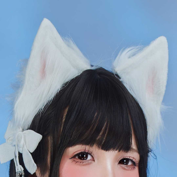 Winter Fox Headband - MOEFLAVOR - Waifu Inspired Fashion and Lingerie Store