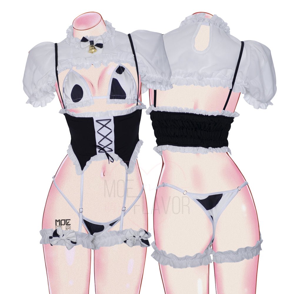 Milk & Cream Maid - MOEFLAVOR - Waifu Inspired Fashion and Lingerie Store