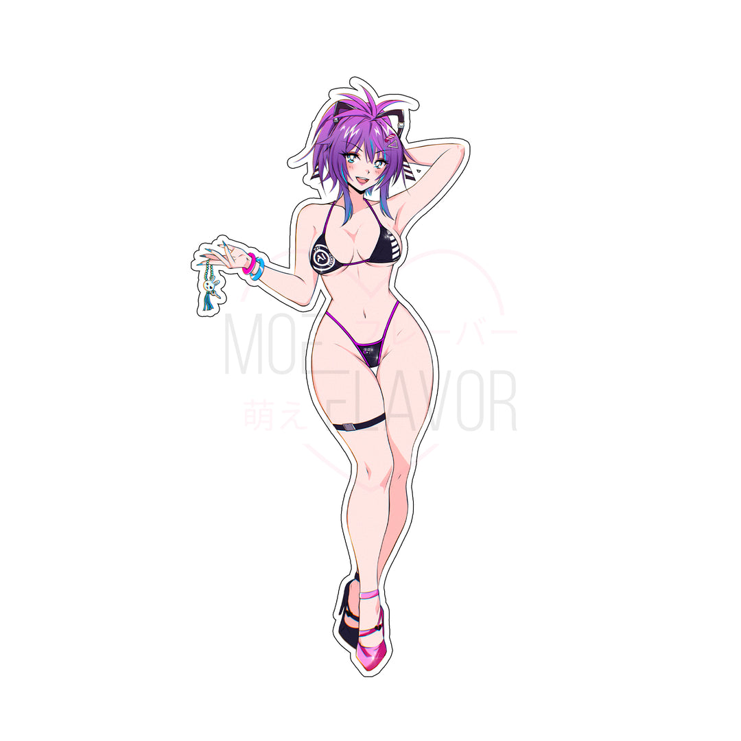 Swimsuit Projekt Melody Bikini Version Sticker - MOEFLAVOR - Waifu Inspired Fashion and Lingerie Store