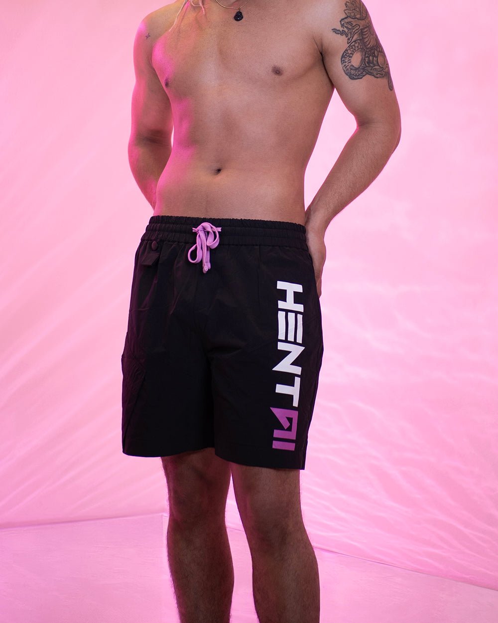 Projekt Melody Hentai Swim Trunks - MOEFLAVOR - Waifu Inspired Fashion and Lingerie Store