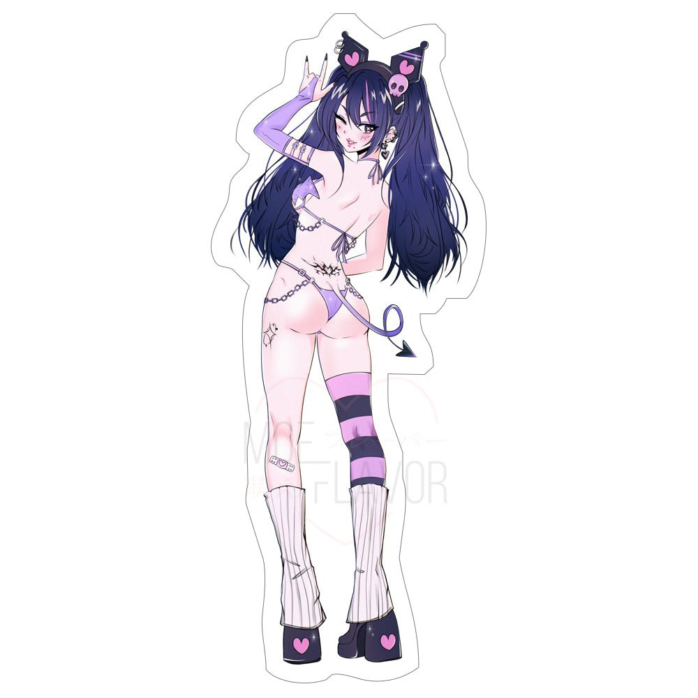 Soft Brat Pastel Succubus Sticker - MOEFLAVOR - Waifu Inspired Fashion and Lingerie Store