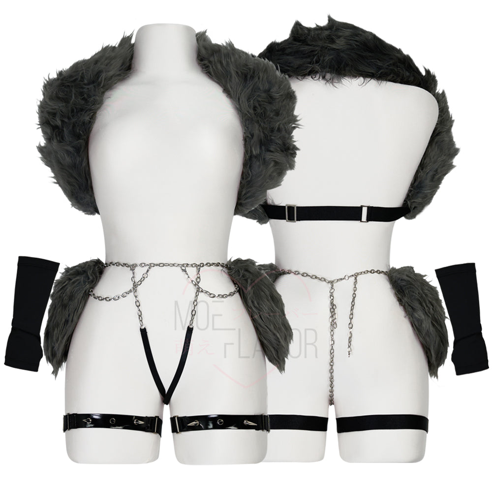 Loona Helluva Boss Wolf Accessory Set Costume