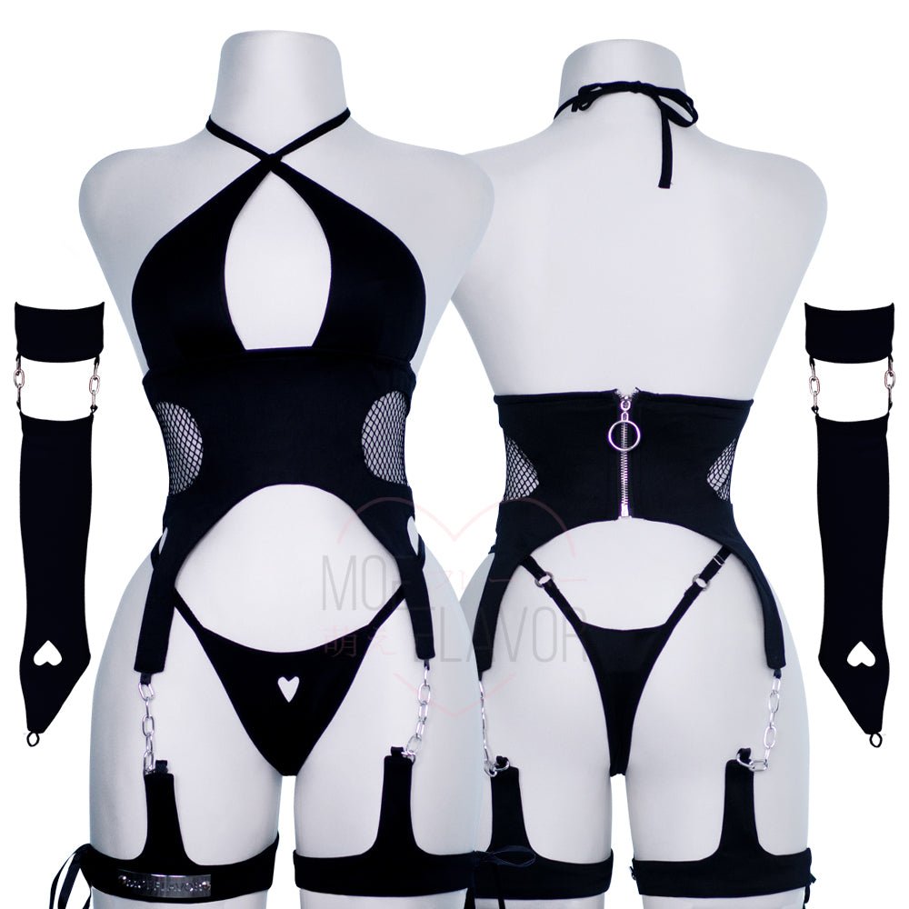 Onyx Lingerie - MOEFLAVOR - Waifu Inspired Fashion and Lingerie Store