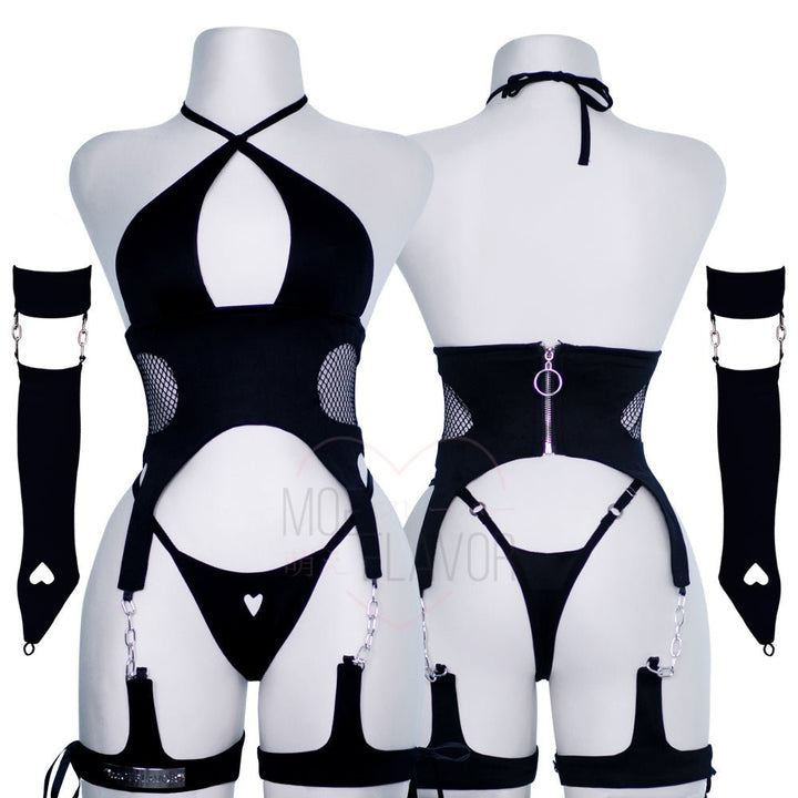 Onyx Lingerie - MOEFLAVOR - Waifu Inspired Fashion and Lingerie Store
