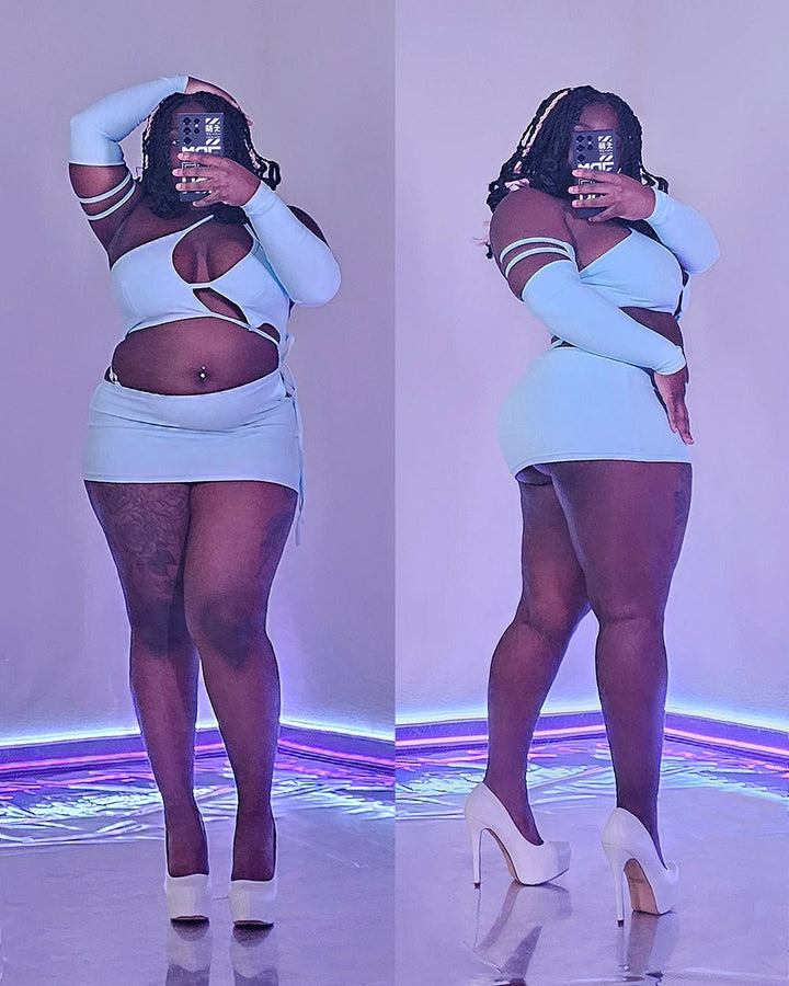 Pastel Succubus All Out Set - MOEFLAVOR - Waifu Inspired Fashion and Lingerie Store