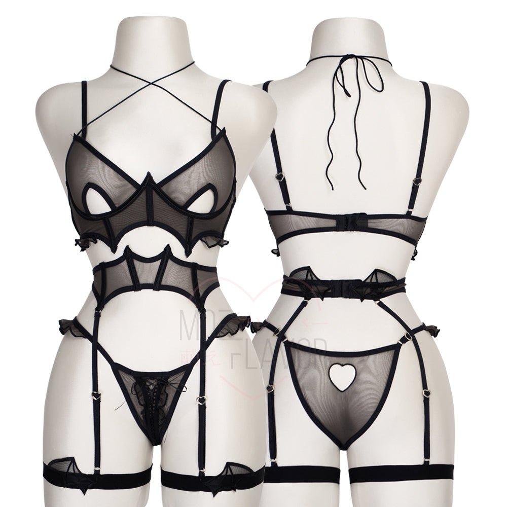 Bratty Devil Lingerie - Ironmouse - MOEFLAVOR - Waifu Inspired Fashion and Lingerie Store
