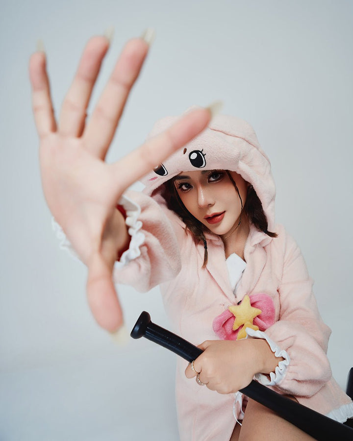 Chiitan Sweater Dress Hoodie - Kawaii Cosplay Plush MOEFLAVOR - MOEFLAVOR - Waifu Inspired Fashion and Lingerie Store