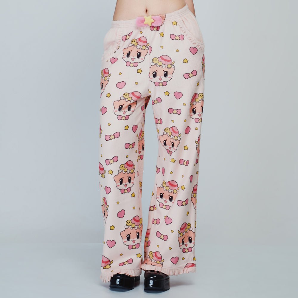 Chiitan Plush Pajama Pants - Kawaii Plush Cosplay MOEFLAVOR - MOEFLAVOR - Waifu Inspired Fashion and Lingerie Store