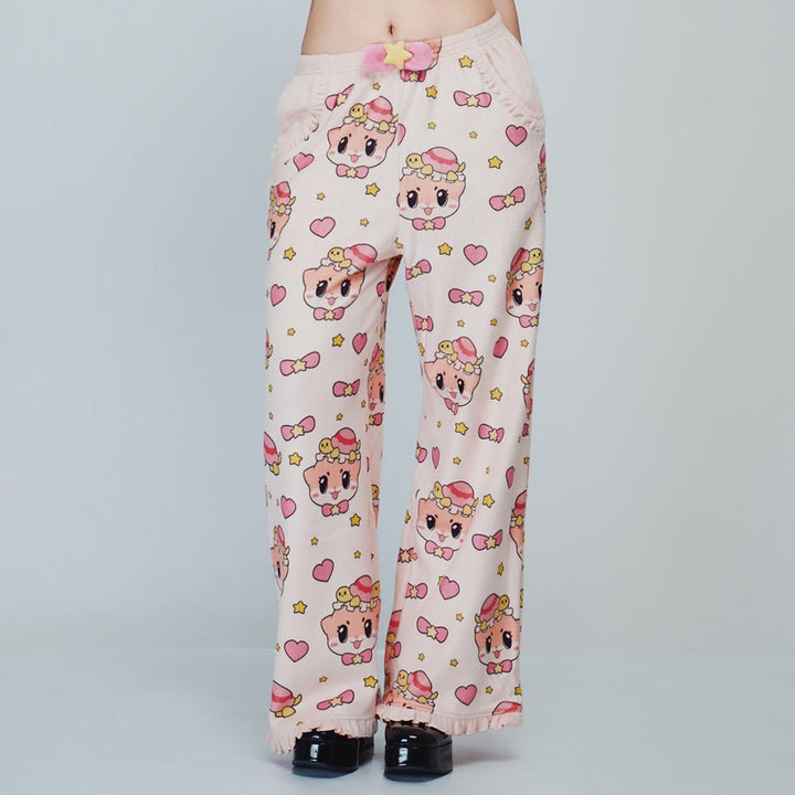 Chiitan Plush Pajama Pants - Kawaii Plush Cosplay MOEFLAVOR - MOEFLAVOR - Waifu Inspired Fashion and Lingerie Store