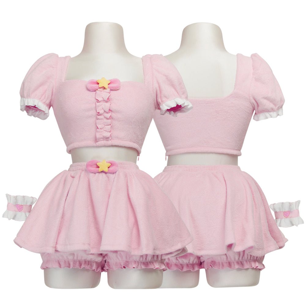 Chiitan Ruffle Outfit - Kawaii Plush Cosplay MOEFLAVOR - MOEFLAVOR - Waifu Inspired Fashion and Lingerie Store