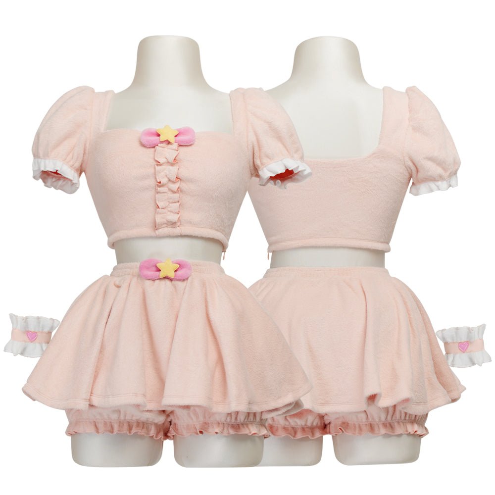Chiitan Ruffle Outfit - Kawaii Plush Cosplay MOEFLAVOR - MOEFLAVOR - Waifu Inspired Fashion and Lingerie Store