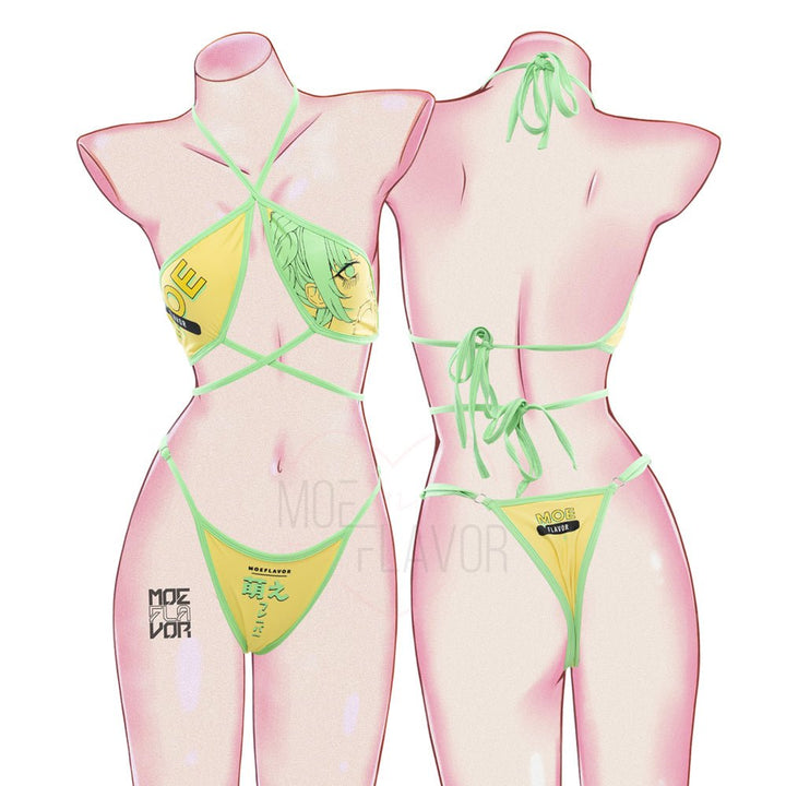Idol - Retro Charm Anime Swimsuit - MOEFLAVOR - Waifu Inspired Fashion and Lingerie Store