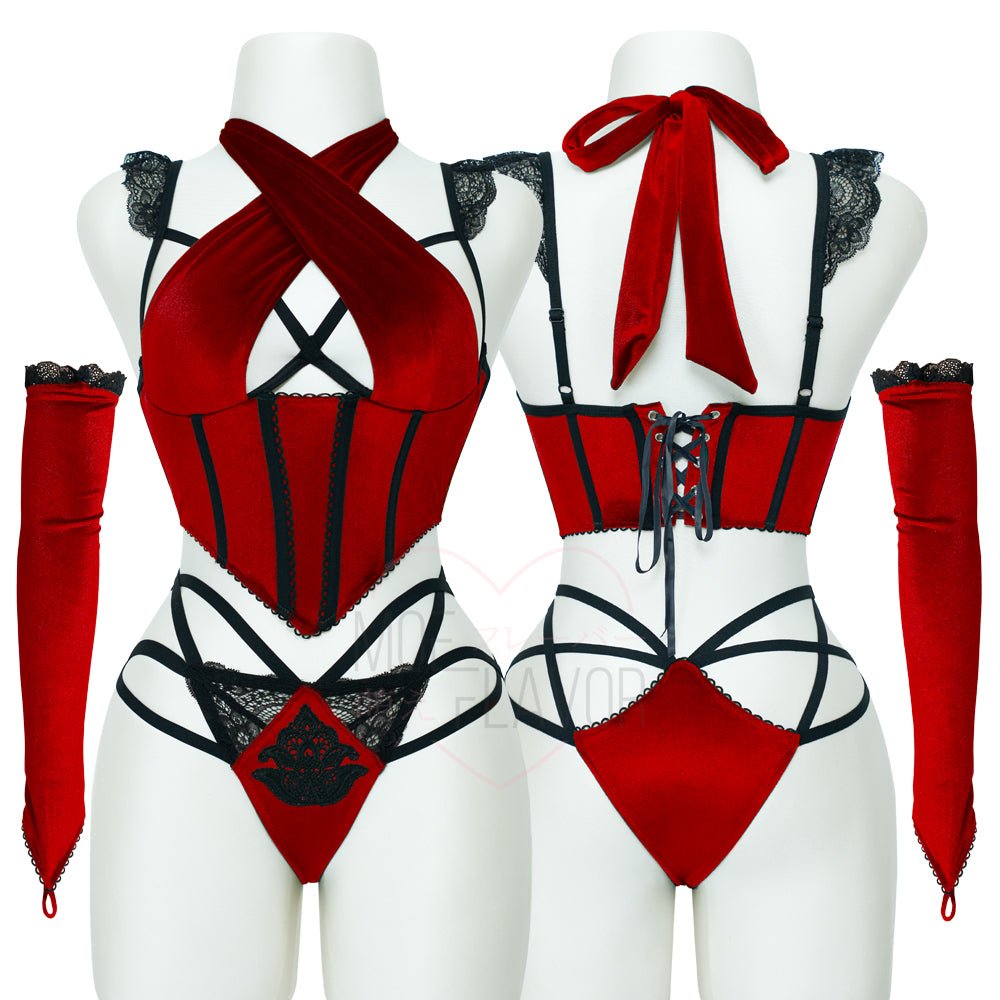 Harlot Lingerie Medieval Anime Costume  MOEFLAVOR - Japanese-Inspired  Lingerie & Anime Fantasywear
