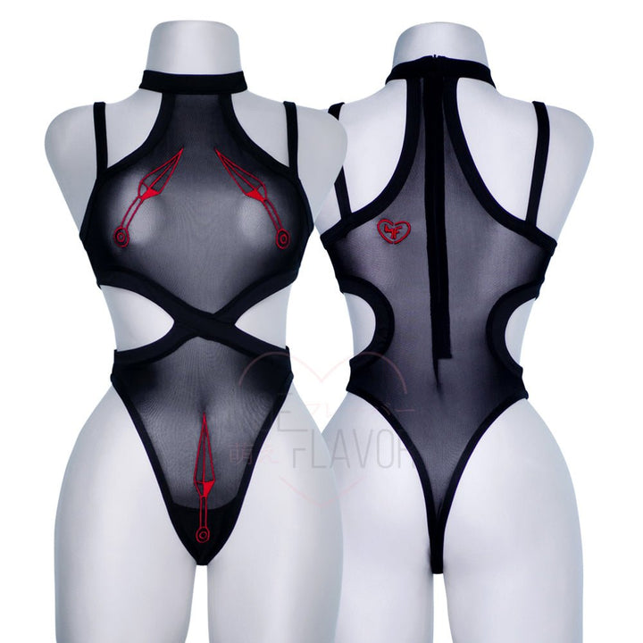 Slice Mesh Bodysuit - MOEFLAVOR - Waifu Inspired Fashion and Lingerie Store