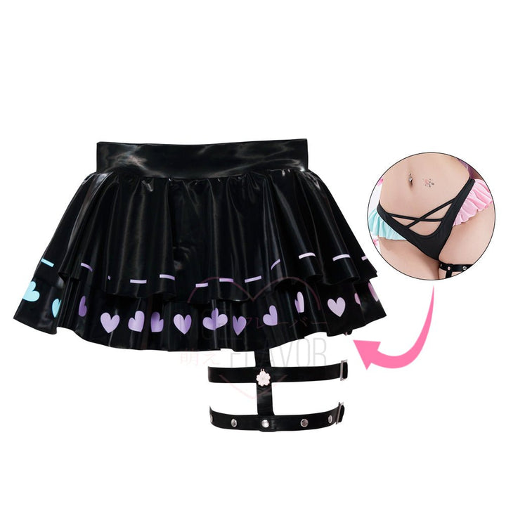 Pre - Order Silvervale Anime Vtuber Swimsuit - MOEFLAVOR - Waifu Inspired Fashion and Lingerie Store