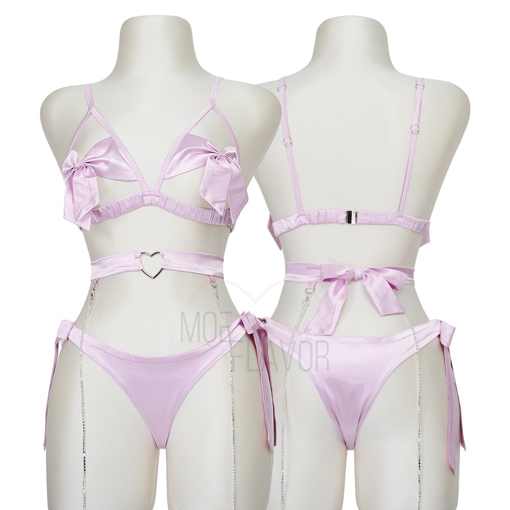Ribbon Lingerie | Valentines/Christmas Red Bow Lingerie – MOEFLAVOR