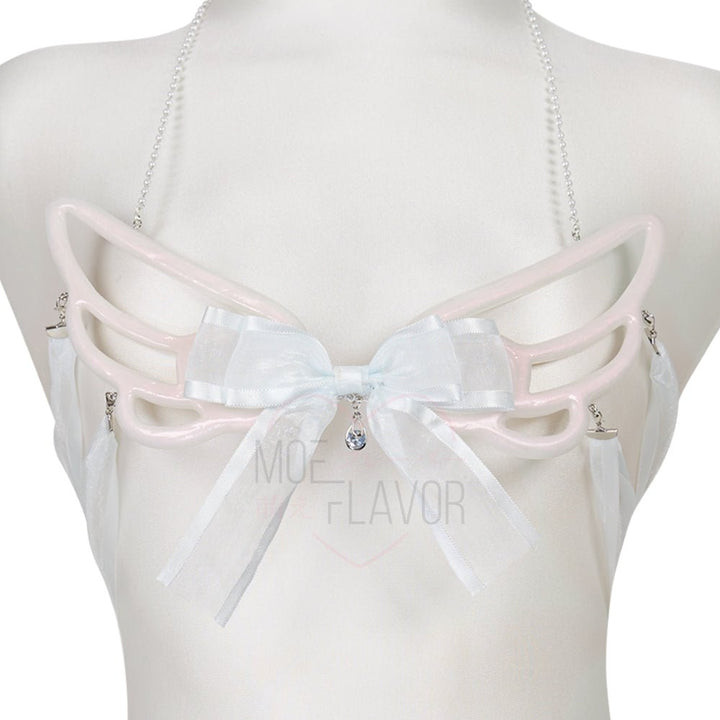 Angel Wings Bra - MOEFLAVOR - Waifu Inspired Fashion and Lingerie Store