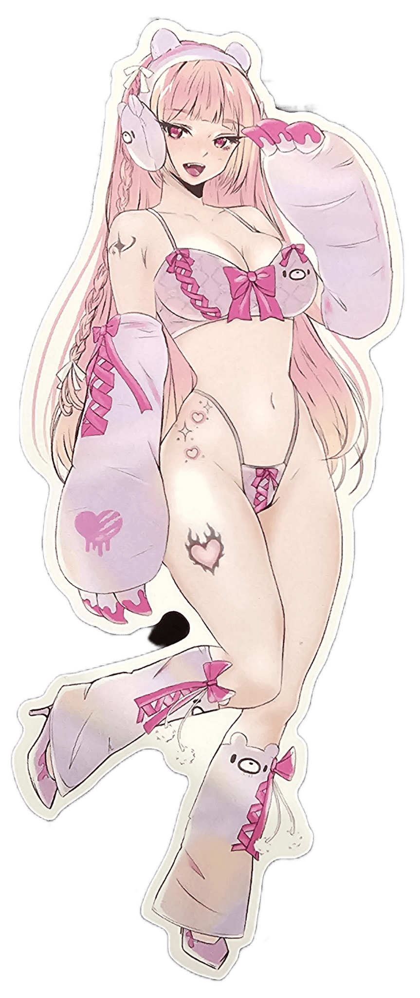Gloomy Bear Stickers - MOEFLAVOR - Waifu Inspired Fashion and Lingerie Store