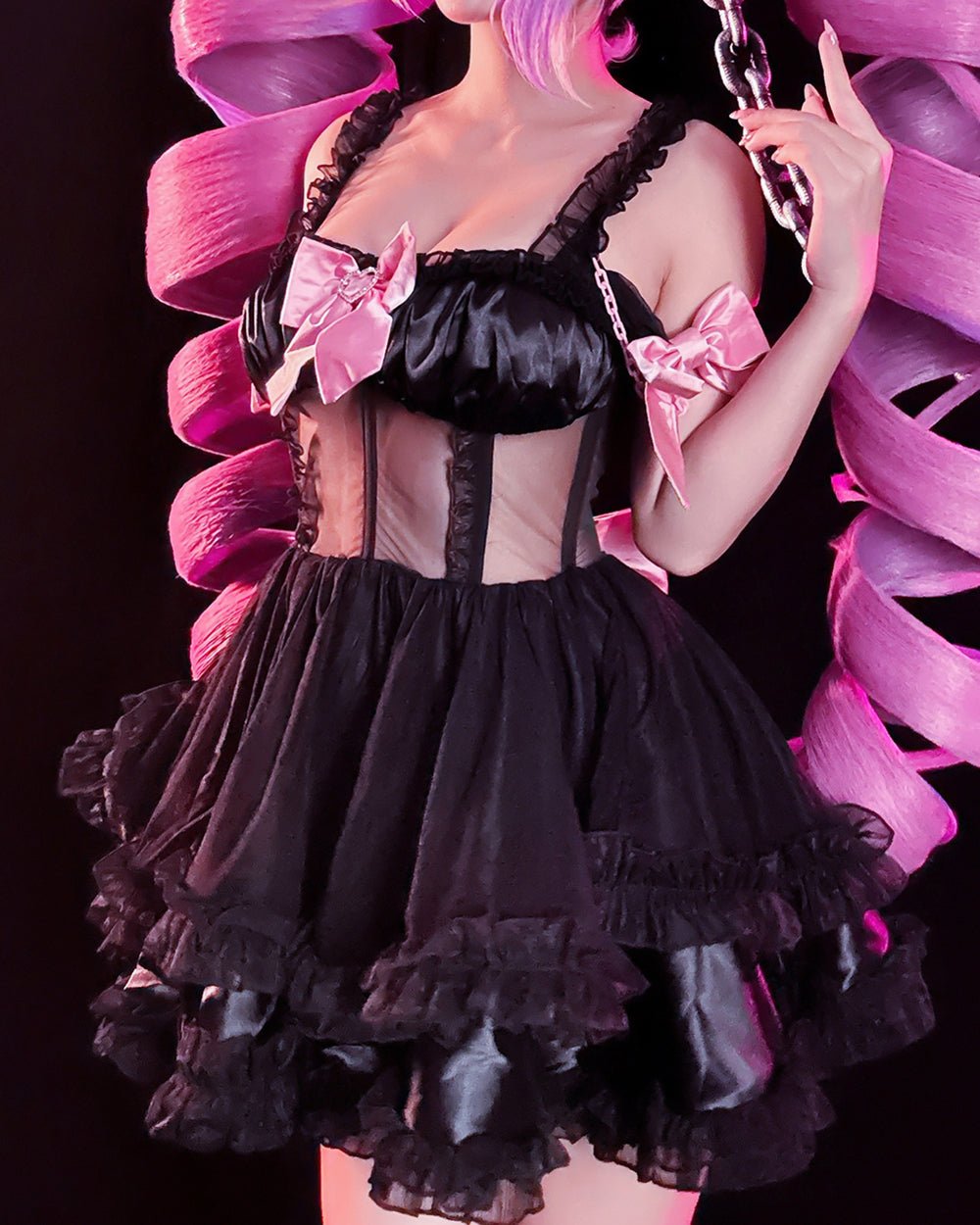Shadow Love Dress - Ironmouse - MOEFLAVOR - Waifu Inspired Fashion and Lingerie Store