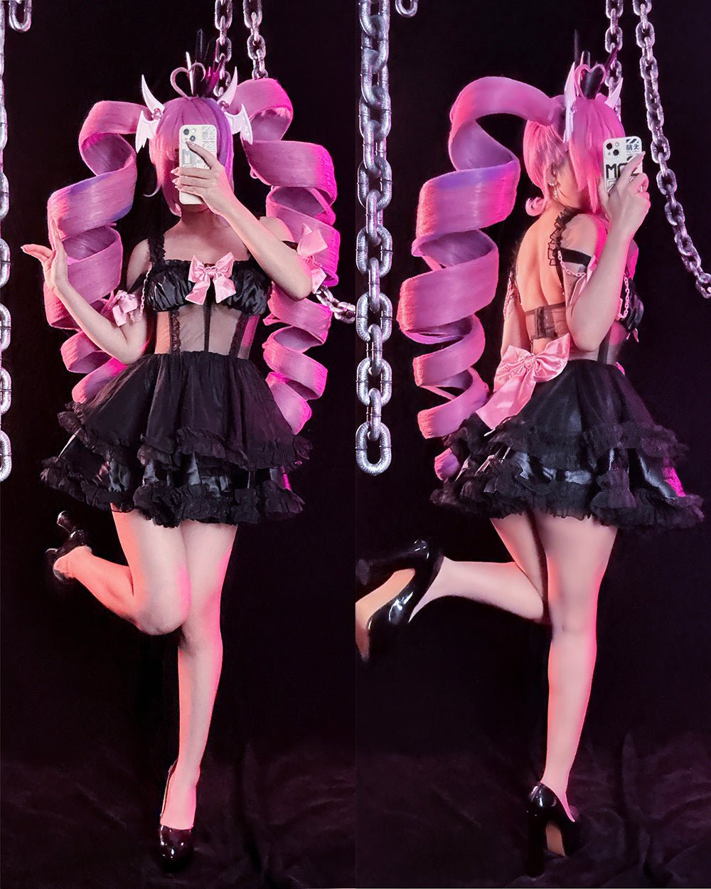 Shadow Love Dress - Ironmouse - MOEFLAVOR - Waifu Inspired Fashion and Lingerie Store