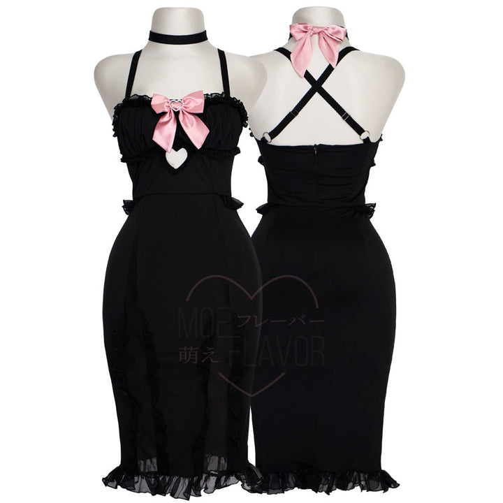 Shadow Mistress Dress - Ironmouse - MOEFLAVOR - Waifu Inspired Fashion and Lingerie Store
