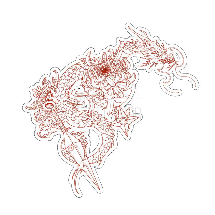 Stealth Dragon Tattoo - MOEFLAVOR - Waifu Inspired Fashion and Lingerie Store