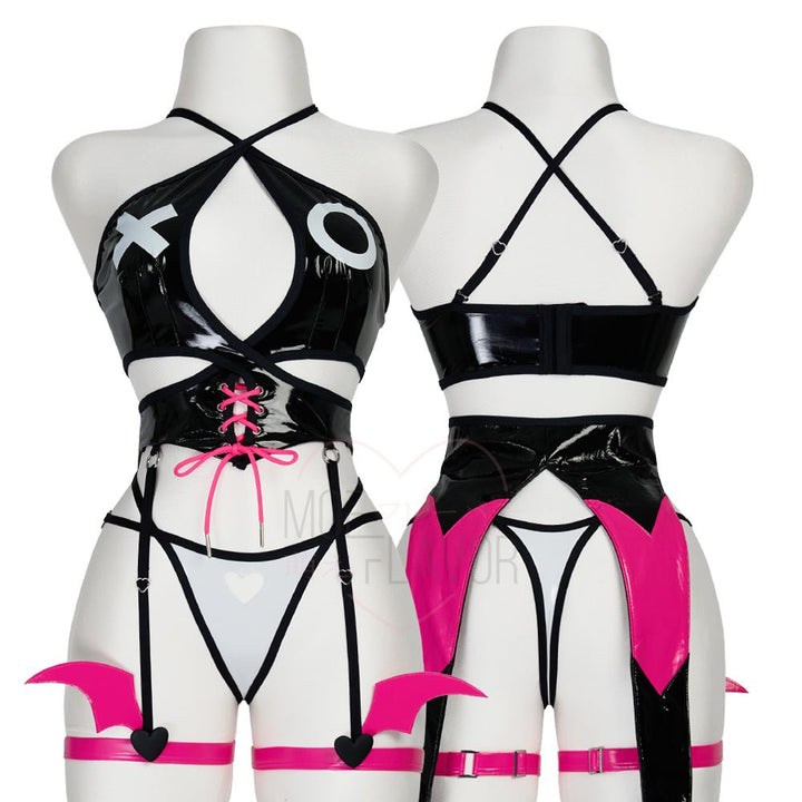 Succubus Verosika Helluva Boss Lingerie - MOEFLAVOR - Waifu Inspired Fashion and Lingerie Store