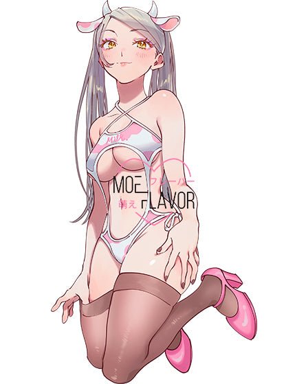 Cow Event Stickers - MOEFLAVOR - Waifu Inspired Fashion and Lingerie Store