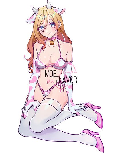 Cow Event Stickers - MOEFLAVOR - Waifu Inspired Fashion and Lingerie Store