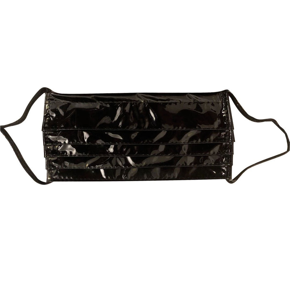 Black Latex Nurse Face Mask - MOEFLAVOR - Waifu Inspired Fashion and Lingerie Store