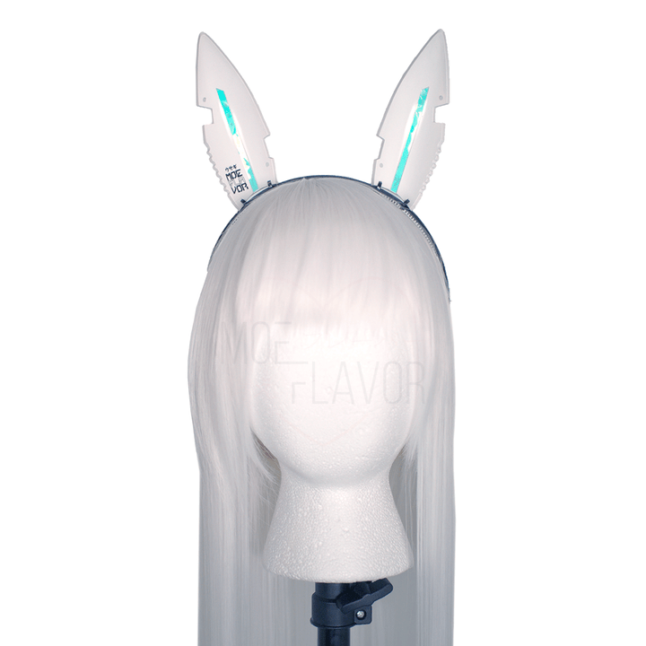 Danger Gamer Bunny Headband - MOEFLAVOR - Waifu Inspired Fashion and Lingerie Store