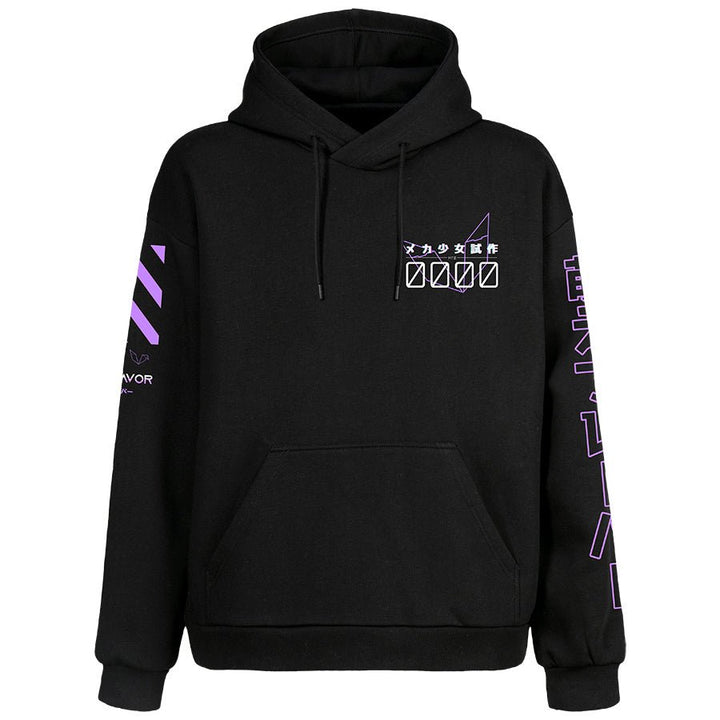 Unisex Cyber Bunny Hoodie - MOEFLAVOR - Waifu Inspired Fashion and Lingerie Store