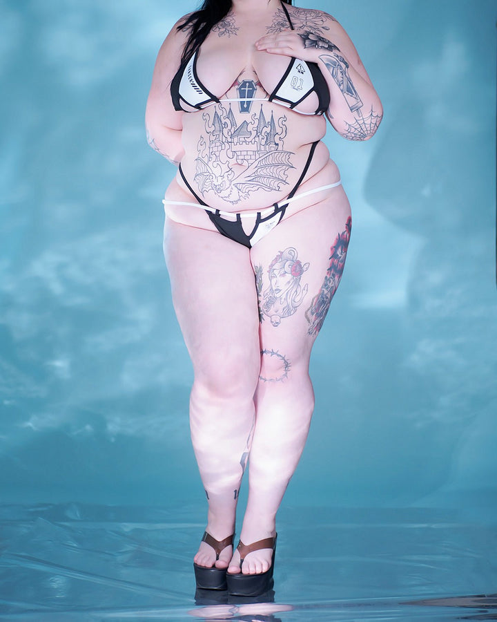 Swimsuit Danger Gamer Bunny Bikini - MOEFLAVOR - Waifu Inspired Fashion and Lingerie Store