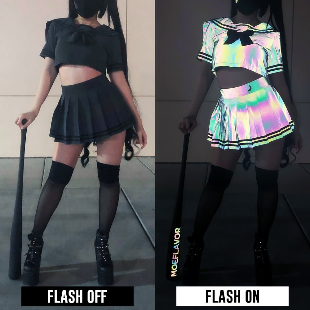 Reflective Moon Japanese Sailor Uniform - MOEFLAVOR - Waifu Inspired Fashion and Lingerie Store