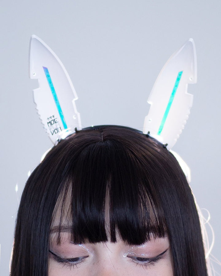 Danger Gamer Bunny Headband - MOEFLAVOR - Waifu Inspired Fashion and Lingerie Store