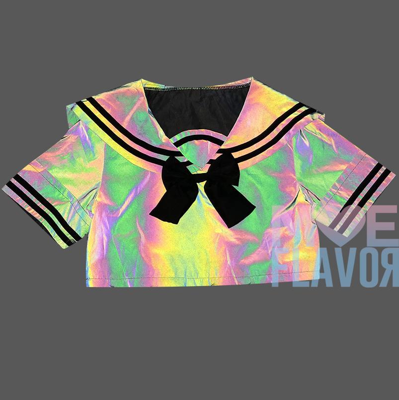 Reflective Moon Japanese Sailor Uniform - MOEFLAVOR - Waifu Inspired Fashion and Lingerie Store