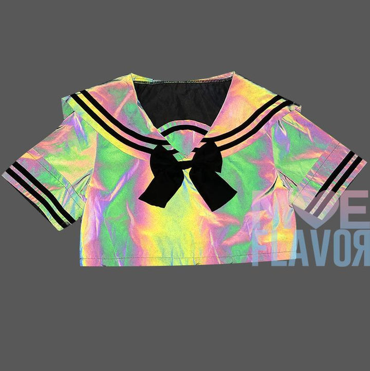 Reflective Moon Japanese Sailor Uniform - MOEFLAVOR - Waifu Inspired Fashion and Lingerie Store