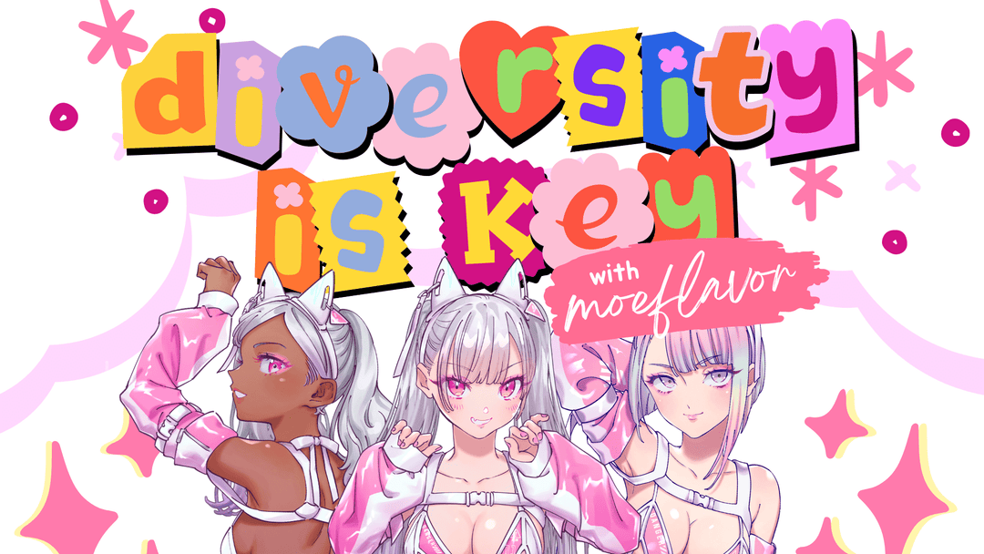 Diversity is Key - MOEFLAVOR - Waifu Inspired Fashion and Lingerie Store