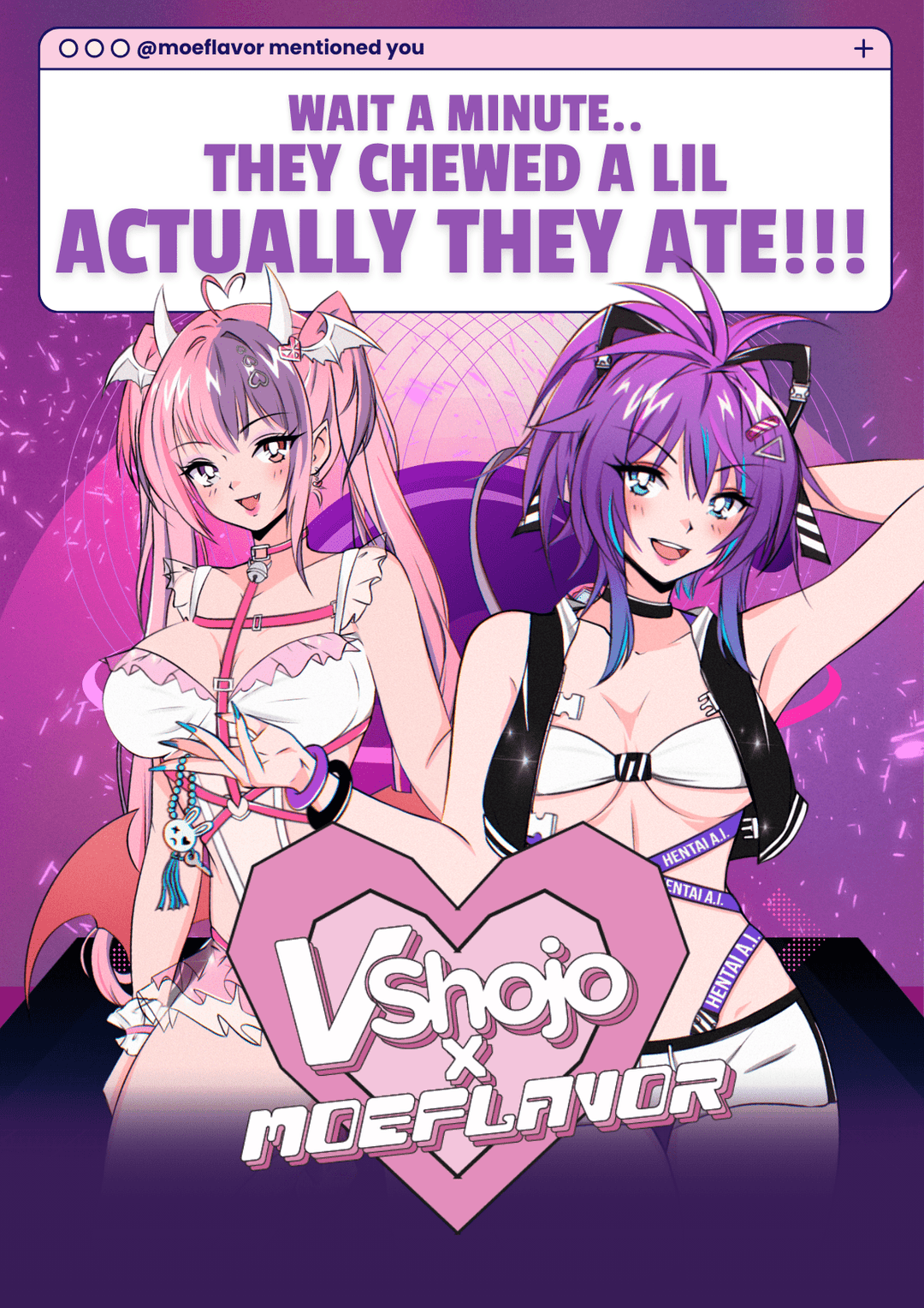 Moeflavor x Vshojo: A Dream Collaboration - MOEFLAVOR - Waifu Inspired Fashion and Lingerie Store