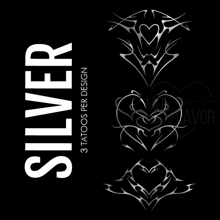 CyberSigilTats-Thumbnail-silver_1 Silver MOEFLAVOR - Waifu Inspired Fashion and Lingerie Store