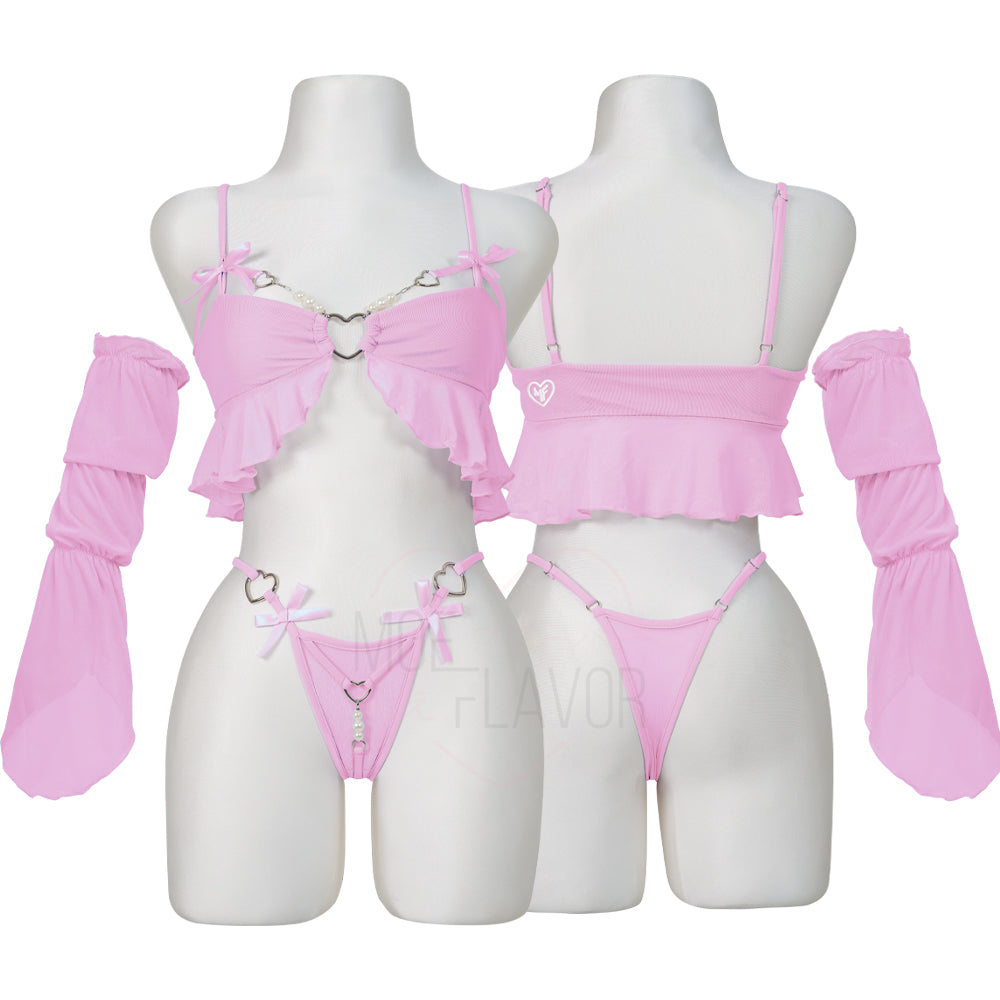 Pastel-coquette-kawaii-pearl-lingerie-thumbnail-pink Pink MOEFLAVOR - Waifu Inspired Fashion and Lingerie Store