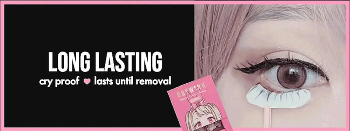 BBYWINK Bottom Eyelash Tattoo - MOEFLAVOR - Waifu Inspired Fashion and Lingerie Store