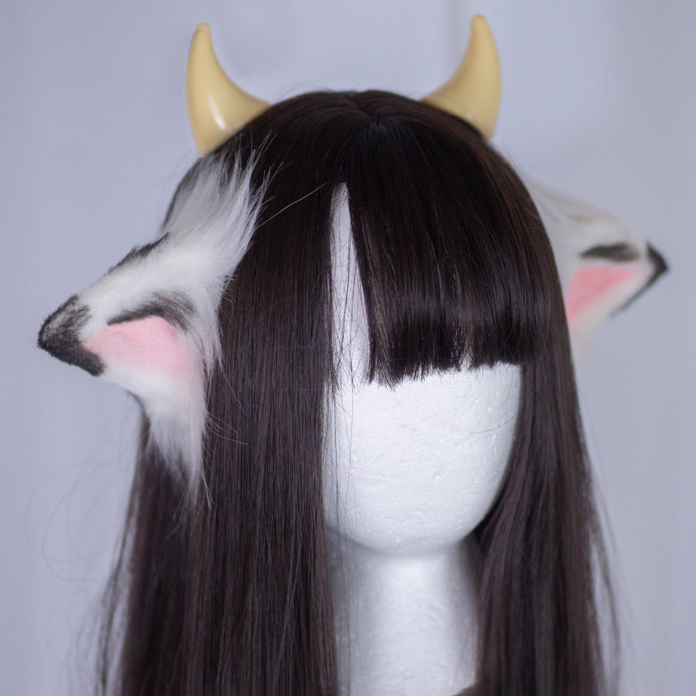 cow-ears-headband-revised-3 Black MOEFLAVOR - Waifu Inspired Fashion and Lingerie Store