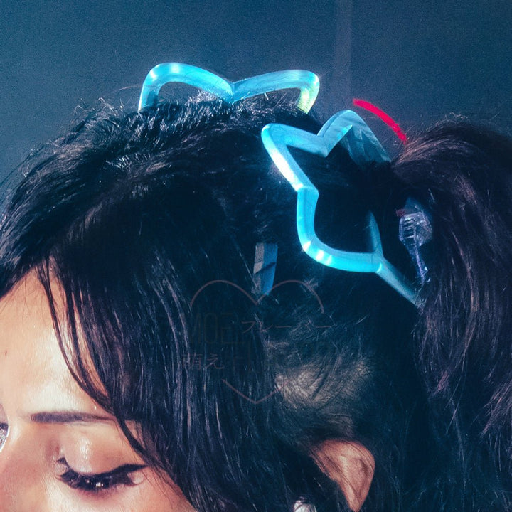 Cyber Stage Star Hair Accessory - MOEFLAVOR - Japanese-Inspired Lingerie & Anime Cosplay Fantasywear