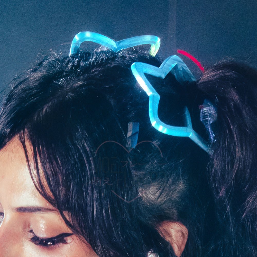 Cyber Stage Star Hair Accessory - MOEFLAVOR - Japanese-Inspired Lingerie & Anime Cosplay Fantasywear
